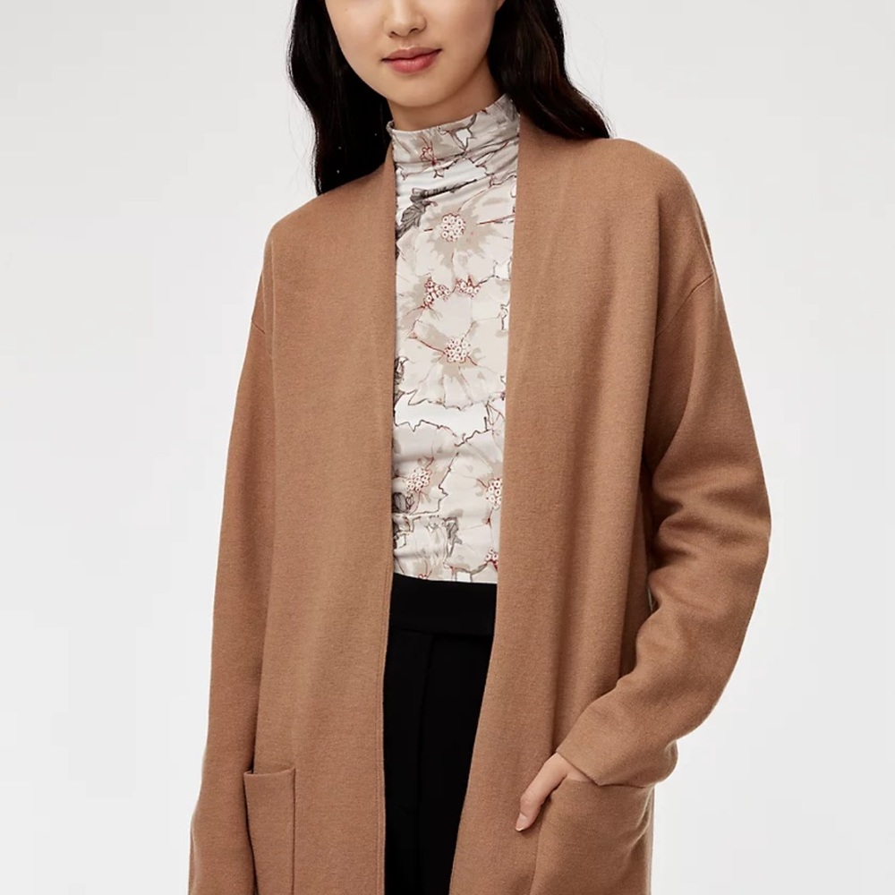 Babaton Long beige gold  Sweater